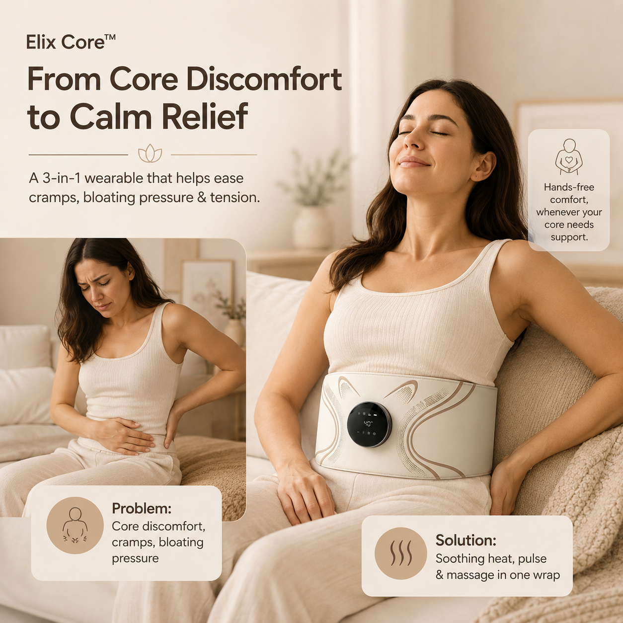 Elix Core™ 3-in-1 Relief Wrap