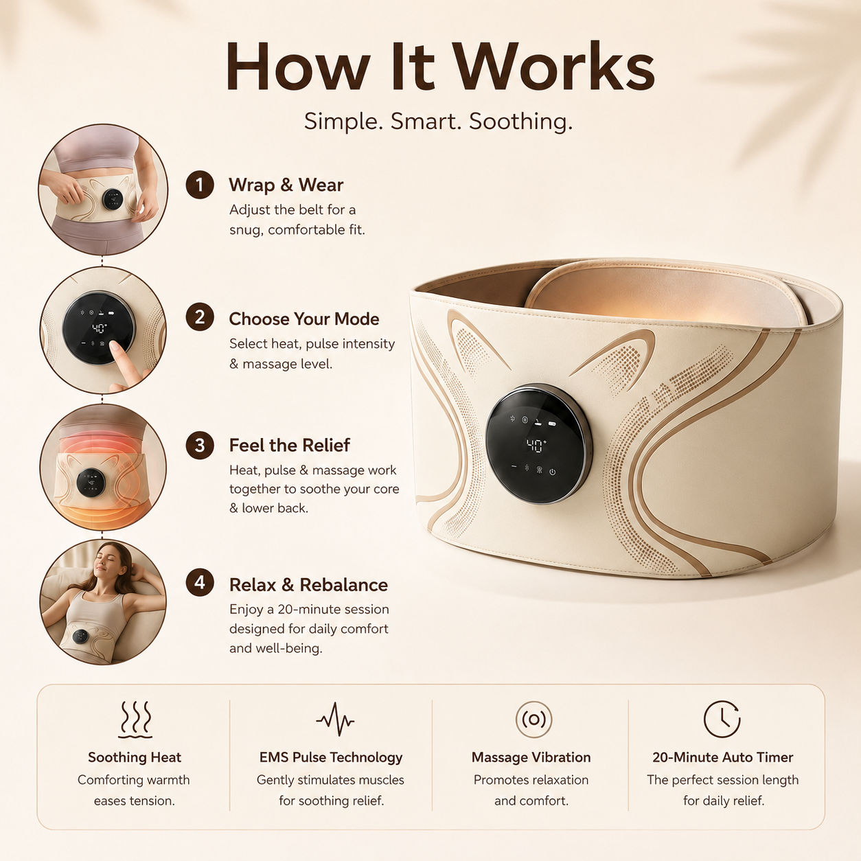 Elix Core™ 3-in-1 Relief Wrap
