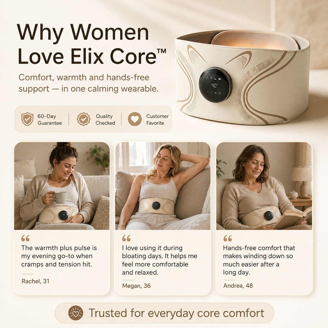 Elix Core™ 3-in-1 Relief Wrap